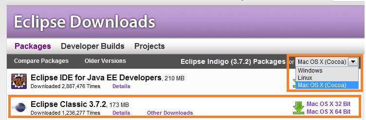 Download eclipse ide for java developers mac