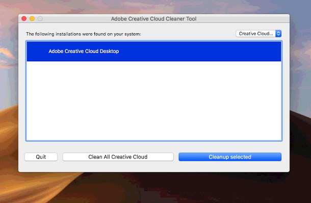Adobe cleaner tool mac