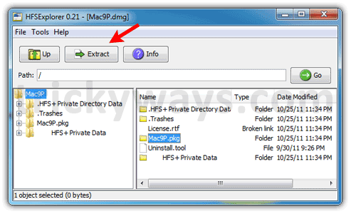 File extension dmg on windows 7